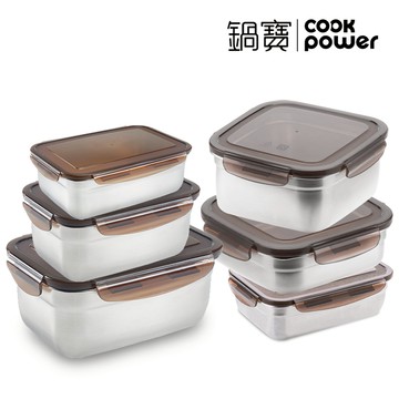 鍋寶 316不鏽鋼保鮮盒3入組-兩種組合可選