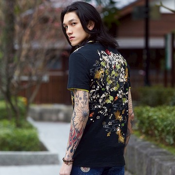 BIG TRAIN 春櫻福滿園舒爽竹節棉-B80843-50&88