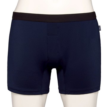 SOLIS MR.Cool系列 M-XXL 涼感 素面 合身 四角 男內褲 (藍墨色)