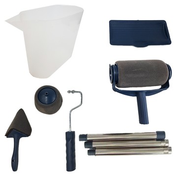 免沾手填充式滾筒油漆刷 六件套 S3505D  1組  綜合尺寸