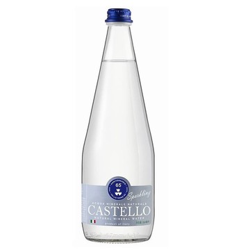 CASTELLO卡司得洛氣泡礦泉水 750ML 2箱免運組 (6瓶/箱)