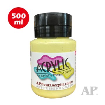 AP壓克力顏料/208珍珠黃/500ml