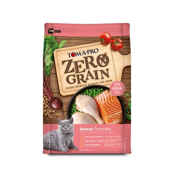 TOMA-PRO 優格 零穀全貓 鮭魚 5.5LB (2.49公斤) 全齡貓 無穀 貓飼料 鮭魚 5種魚 天然糧