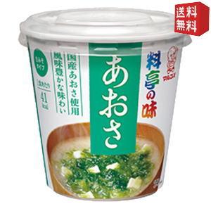 送料無料 マルコメ 料亭の味カップみそ汁 あおさ 6カップ入