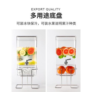 冷水壺帶龍頭大容量可樂果汁罐鼎茶歇涼水壺商用自助飲料桶亞克力