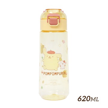 【HOUSUXI】三麗鷗布丁狗-Tritan彈蓋水瓶620ml(A04)＜售價已折＞