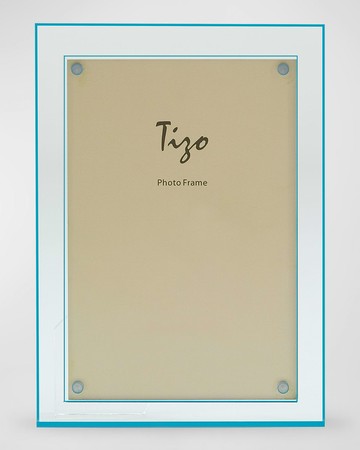 LUCITE DOUBLE BORDER FRAME, 4" x 6"