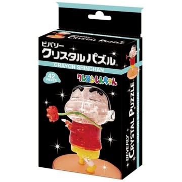 BEVERLY 透明立體拼圖 42片 蠟筆小新 7歲以上  1組