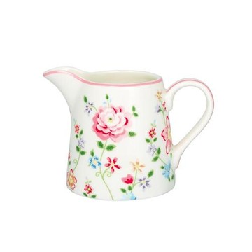 丹麥GreenGate Columbine white 奶罐