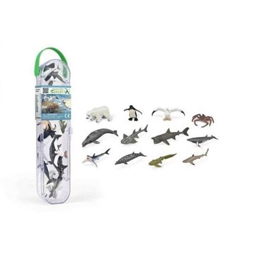 親子桌遊 小牛津【永曄】collectA 迷你海洋生物組3(盒裝-12入)~英國高擬真模型-R1211