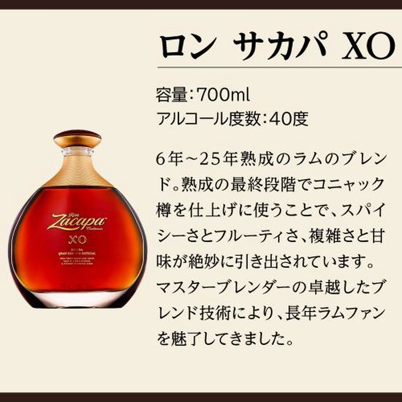 ロン サカパ センテナリオ 23 正規品 40度 750ml ラム RUM ラム酒