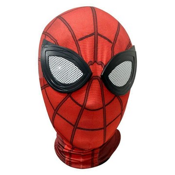 熱款💥蜘蛛人頭套 邁爾斯面具 電動可動眼睛 發光面具 Cosplay 萬聖節變裝 派對禮物 漫威周邊 英雄遠征蜘蛛俠頭