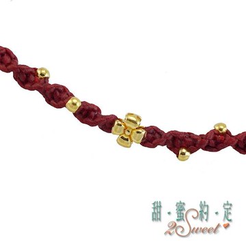 【甜蜜約定】純金蠟線手鍊-約重0.43錢(HC-S1659)