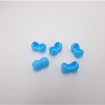 扣環零件淡藍(10入)-Pro Hair Tie 扣環髮圈配件零件
