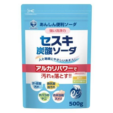 日本【第一石鹼】SESUKI廚房清潔用碳酸蘇打 500g 二入組合