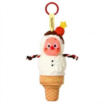 POPMART泡泡瑪特 星星人 歡迎來到月球表面系列 Gelato掛件 雪人雙球