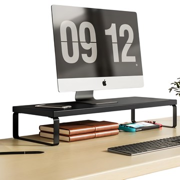 Couselect 桌上型顯示器增高架 自行組裝款 50 x 20 x 8cm  1組  黑色