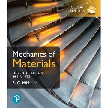 [華通書坊]Mechanics of Materials 11/E HIBBELER 9781292725734