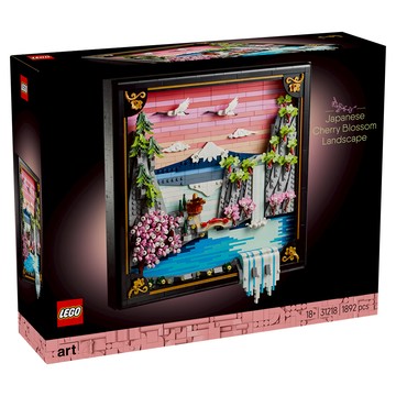 LEGO 31218 Art系列 ART藝術 日本櫻花美景 Japanese Cherry Blossom Landscape  混和顏色  1個