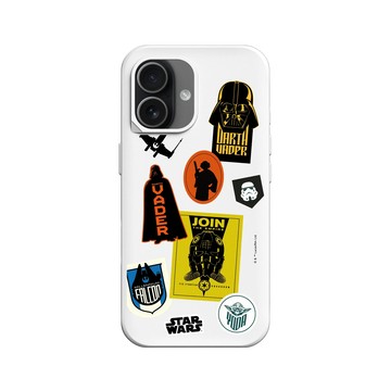 iPhone 17 SolidX 白 - 迪士尼-星際大戰 Star Wars - 星球大戰-貼紙系列
