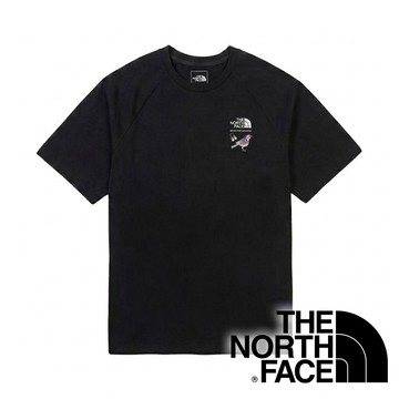 【THE NORTH FACE 美國】中性快乾短袖圓領上衣『黑』NF0A8GX1 戶外 露營 登山 健行 休閒 時尚 旅遊 短袖 上衣