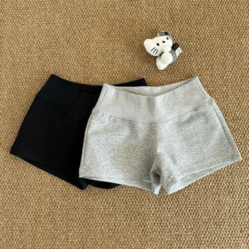 7729 人重複消費🩶灰色休閒運動短褲女夏季2026新款外穿小個子辣妹高腰a字顯瘦熱褲XBPH