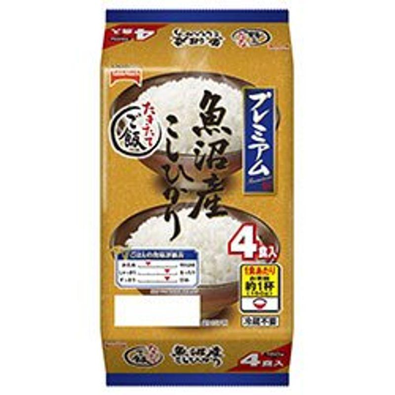 テーブルマーク たきたてご飯 魚沼産こしひかり (分割) 4食 (150ｇ×2食×2個)×8袋入×(2ケース)