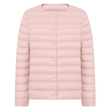 la samanna佟麗婭明星同款輕薄羽絨服短款女2025冬新款修身高級感