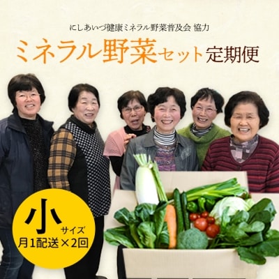 西会津ミネラル野菜セット定期便(小) 2回