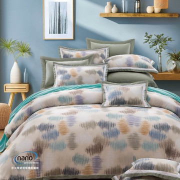 七件式床罩組 /60支棉絲二重奏 /2450秋思