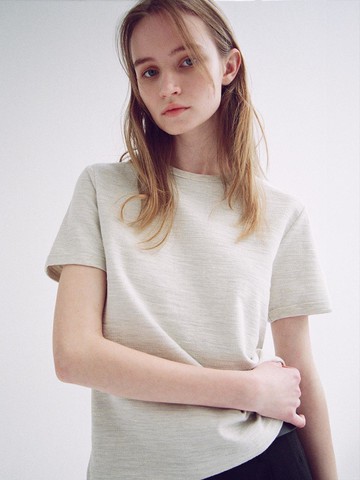 Cotton Melange T-shirt [2colors]