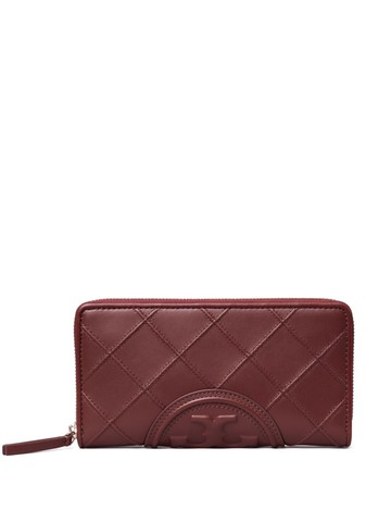 Tory Burch - Fleming leather wallet - women - Nappa Leather - One Size - Red