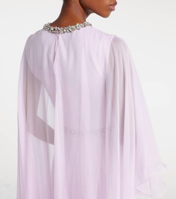Givenchy Crystal-embellished silk chiffon gown