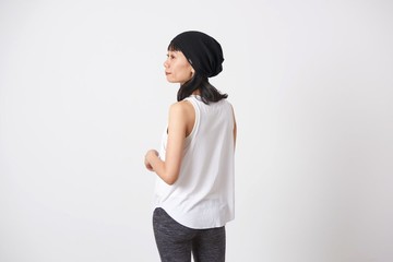 運動長無簷小便帽、男女薄無簷小便帽、全年寬鬆睡帽