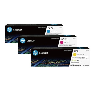 HP W2221X+W2222X+W2223X/222X 藍/紅/黃 3彩原廠碳粉匣 適用 HP 3203/3288/MFP 3303/MFP 3388