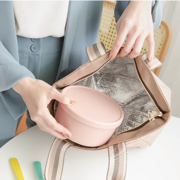 【uma hana】單色C大調手提多功能防水保溫/冷便當袋(便當袋/野餐袋/萬用袋/防水包)