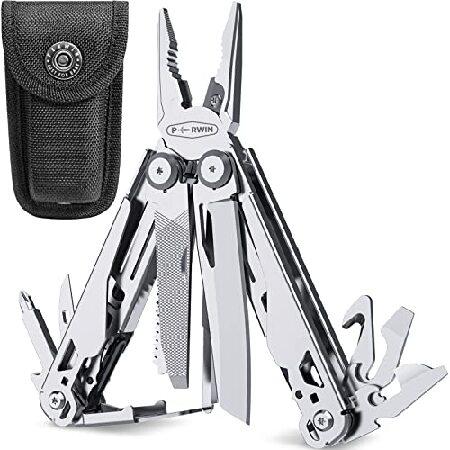 Multitool, 22-in-1 Multitools Pliers with Nylon Sheath, Professional Multi-tool for Survival, Camping and Hunting by PERWIN