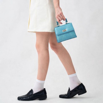 手提包 藍色 (Kylie Mini Bag) 斜背包/單肩包 藍色