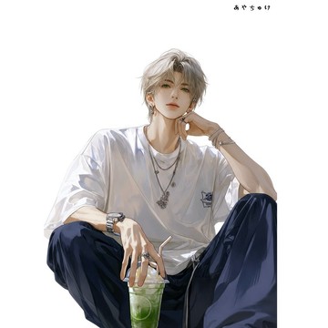 【8 月新品】07-137-0079 人物貼紙 簡約夏日男孩