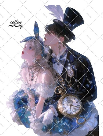 original sticker no.7298 人物貼紙 原創貼紙 人物貼紙 女孩貼紙 原創人物貼紙