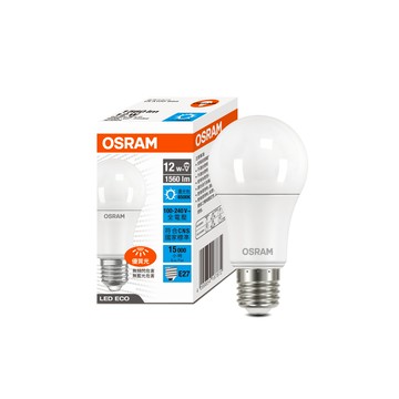 [凌騰科技]歐司朗OSRAM LED 12W 燈泡-白光 3入組