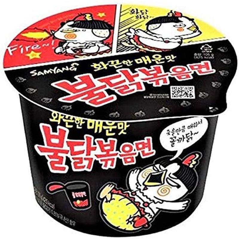 三養 SAMYANG ぶるだっく炒め麺 カップ 105g (カルボ)