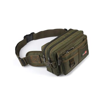 腰包男多功能斜挎背包男士胸包大容量牛津紡防水生意包收錢腰包女