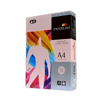 [領劵折50]【史代新文具】PAPER LINE 140 玫瑰紅 80P A4 進口 彩色影印紙/多功能紙 (1箱5包) 抗漲省荷包