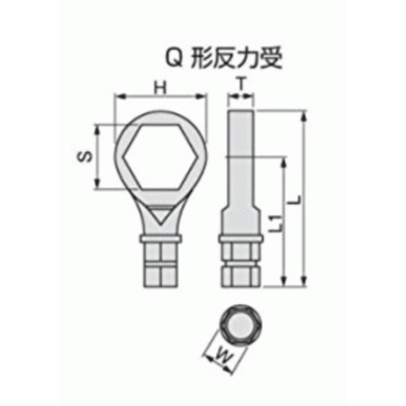 11QH TONE（トネ） シンプルトルコン【ナットランナー】用反力受