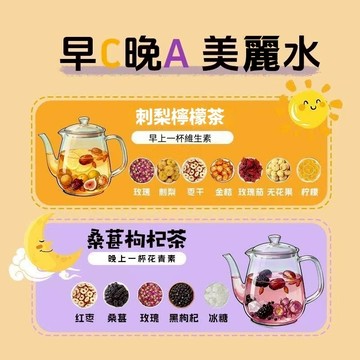 🔥限時特惠🔥 早C茶 晚A茶 洛神花 刺梨 檸檬 果乾水 果乾茶 水果茶 冷泡茶 補充VC 刺梨美顏茶 米白茶 早C茶
