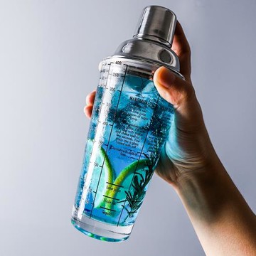 舍里雪克杯手搖帶刻度雪克壺奶茶店專用工具家用調酒器雞尾酒搖杯