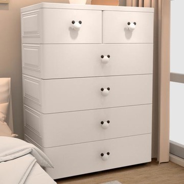 加厚歐式收納柜子抽屜式寶寶衣柜嬰兒玩具儲物柜整理箱五斗柜