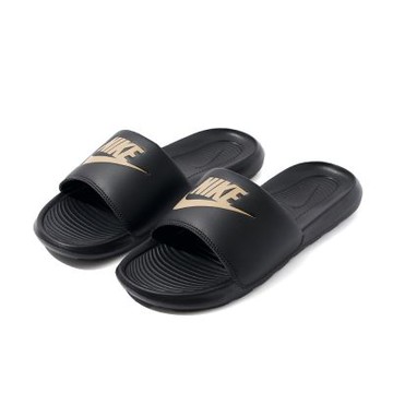 Nike Victori One Slide 男 黑金 舒適 便利 LOGO 拖鞋 CN9675-006