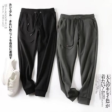 戶外鳥家！加絨加厚防水高彈束腳錐形休閑褲激光切割修身運動長褲